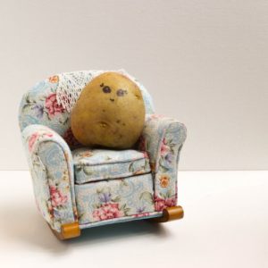 Potato on a couch